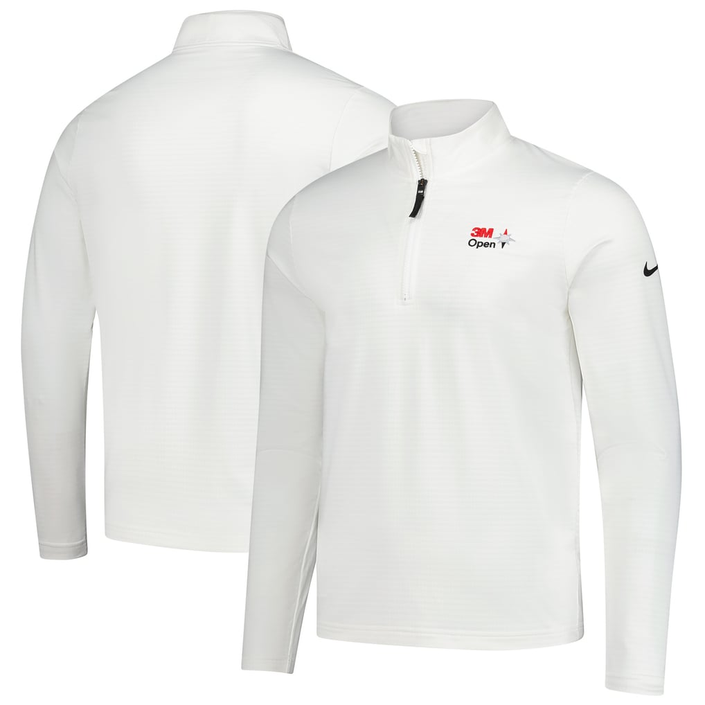  3M Open Nike Performance Victory Half-Zip Pullover - White